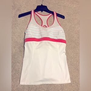 ZELLA White Racerback Tank Top - Size L